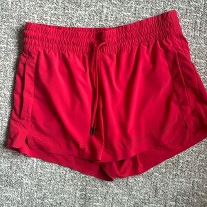 Athleta red athletic shorts